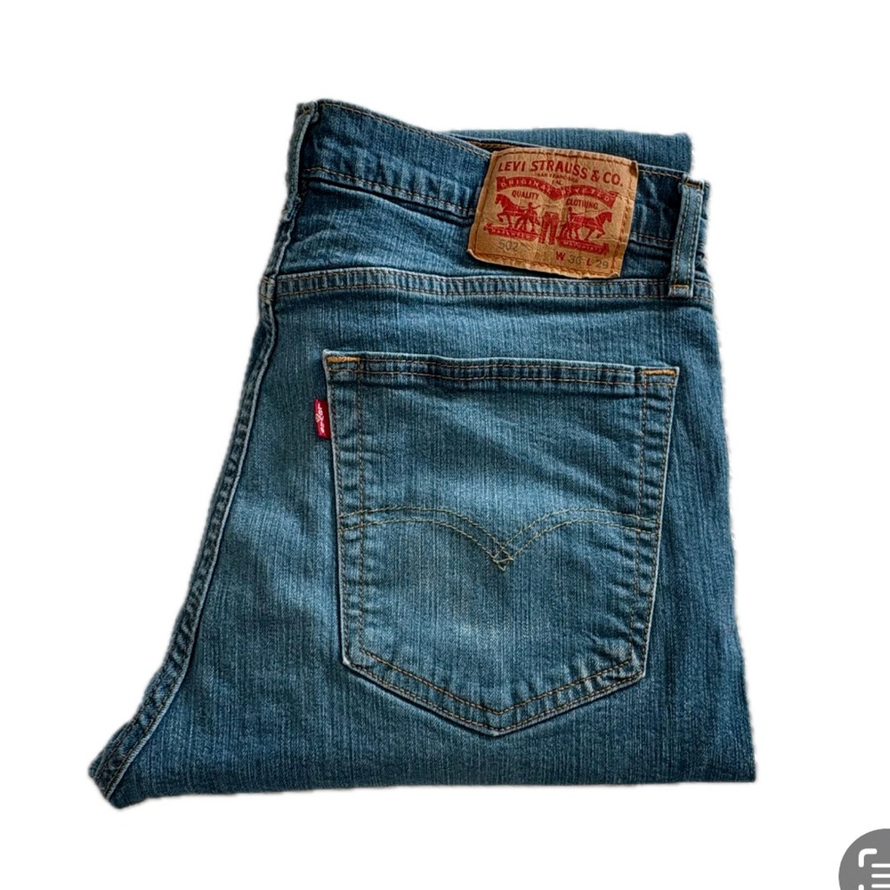Levi's 502 Tapered Leg Medium Blue Mens Jeans 36/29